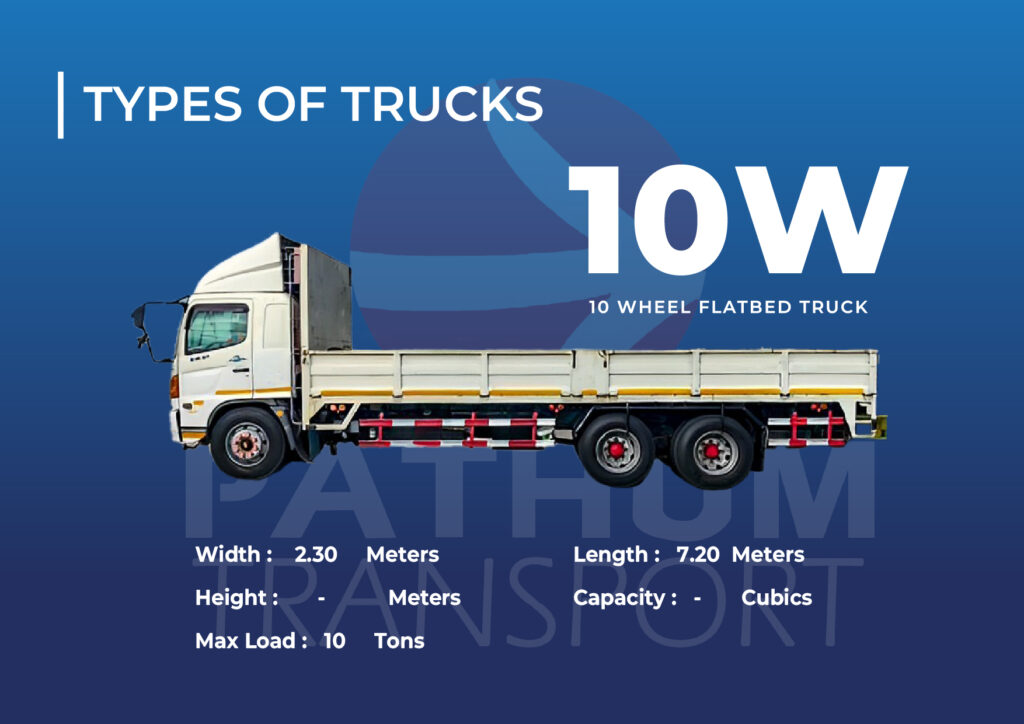 10W Flatbed Truck